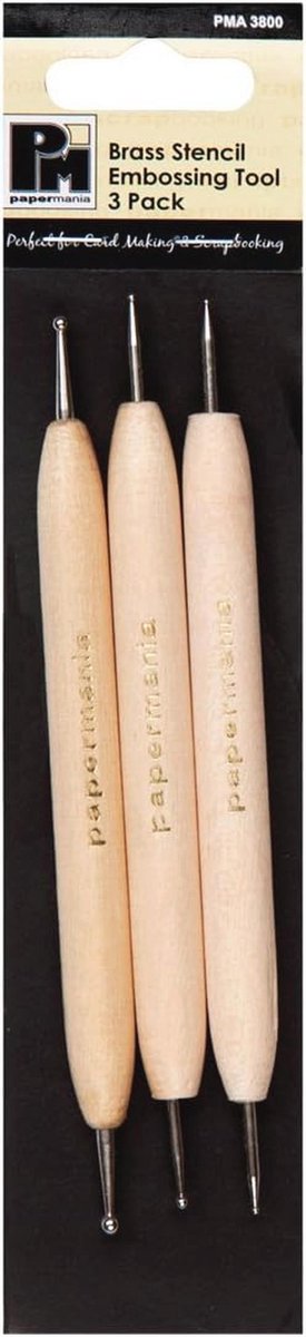 3-delige embossing tool voor papercrafting