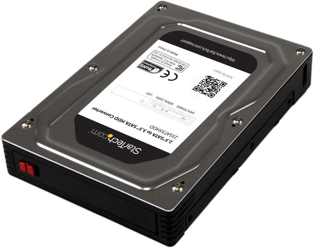 Adapter Behuizing 2.5 inch SATA SSD/HDD naar 3.5 inch voor Desktop Behuizingen