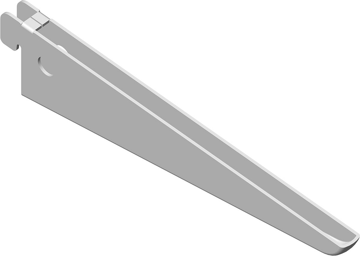 Rekkenunit U-beam 2-rij, 5 Afmetingen, 3 Kleuren, 17 cm voor Wandrail en Reksystemen