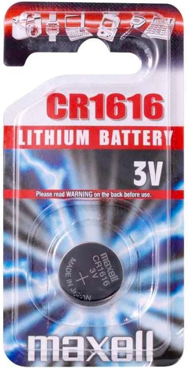 3V Lithium Knoopcel Batterij CR1616