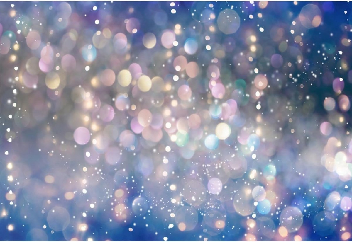 Abstracte Bokeh Kerst & Valentijn Fotografie Achtergrond Vinyl 3x2m