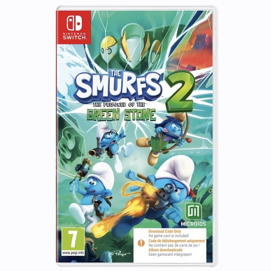 Nintendo Switch game - De Smurfen 2 de gevangene van de groene Steen - (Card-in-a-Box)