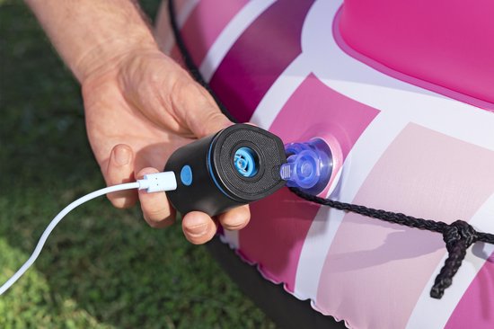 Bestway PowerTouch Pocket Elektrische Luchtpomp - USB - 90 L/min - Incl. 3 Adapters — afbeelding 2