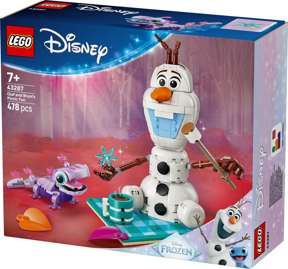 LEGO Disney Frozen Olaf en Bruni's Picknickplezier - 43287 — cadeau in Spellen & Speelgoed - foto 8