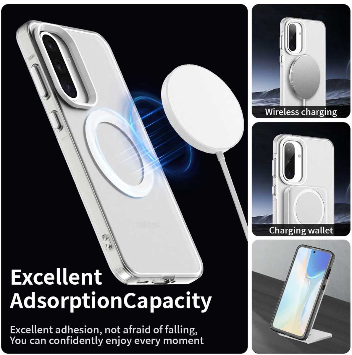 Techsuit - CandyCase MagSafe - Samsung Galaxy A56 5G - White