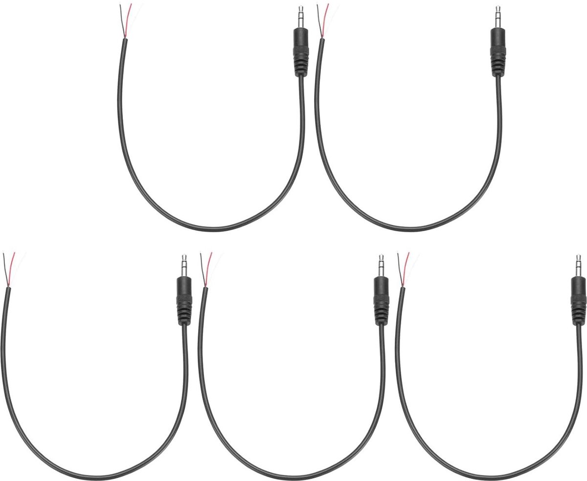 Cosensi - Audio kabelstekker voor hoofdtelefoon - 3,5 mm jack plug - 5 stuks