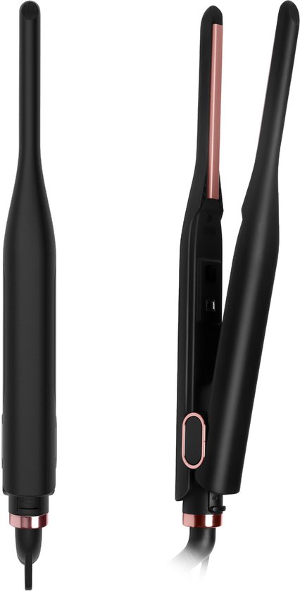 Mini-stijltang/krultang, professionele keramische elektrische salonstylingtool, kleine krultang.