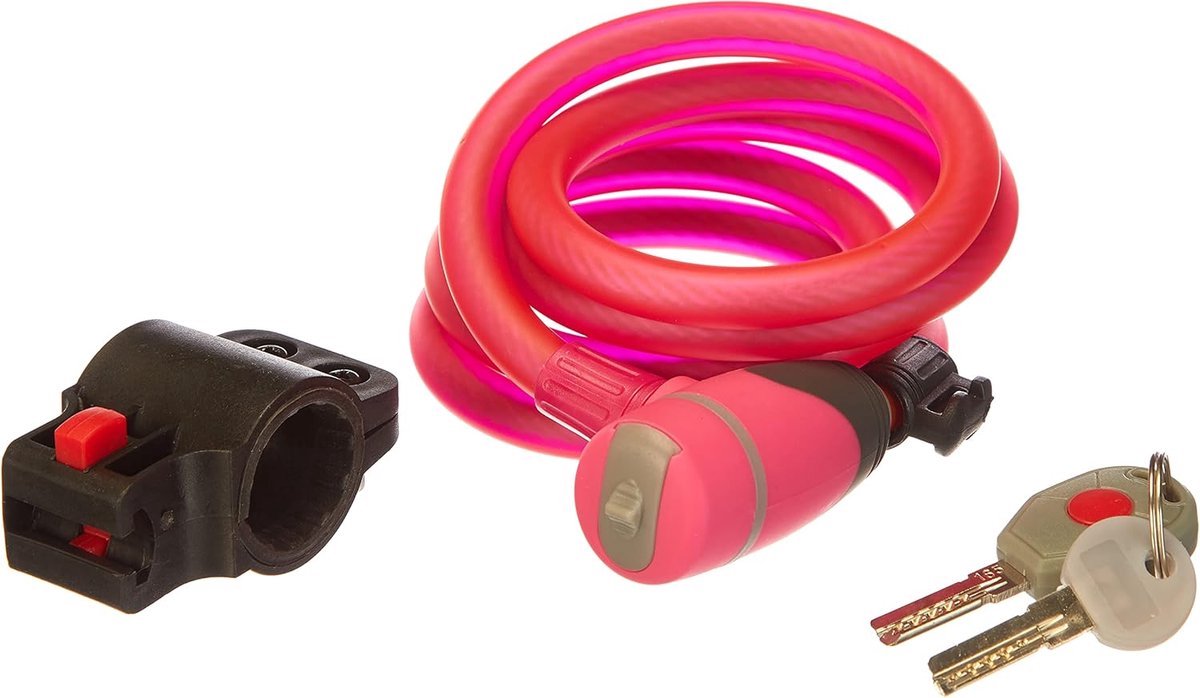 Stunq® Robuuste Kabelbescherming met LED-Sleutel en Flexibele Stalen Kabel – Veiligheid voor Thuis en Kantoor