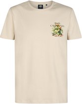 Petrol Industries - Heren T-shirt met rugprint Magma - Wit - Maat XL