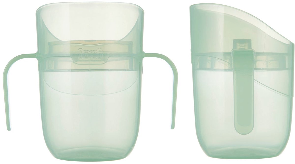 Difrax LOVI Genius Oefenbeker - 130 ml/ 150ml - Groen - 2 Stuk