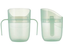 Difrax LOVI Genius Oefenbeker - 130 ml/ 150ml - Groen - 2 Stuk