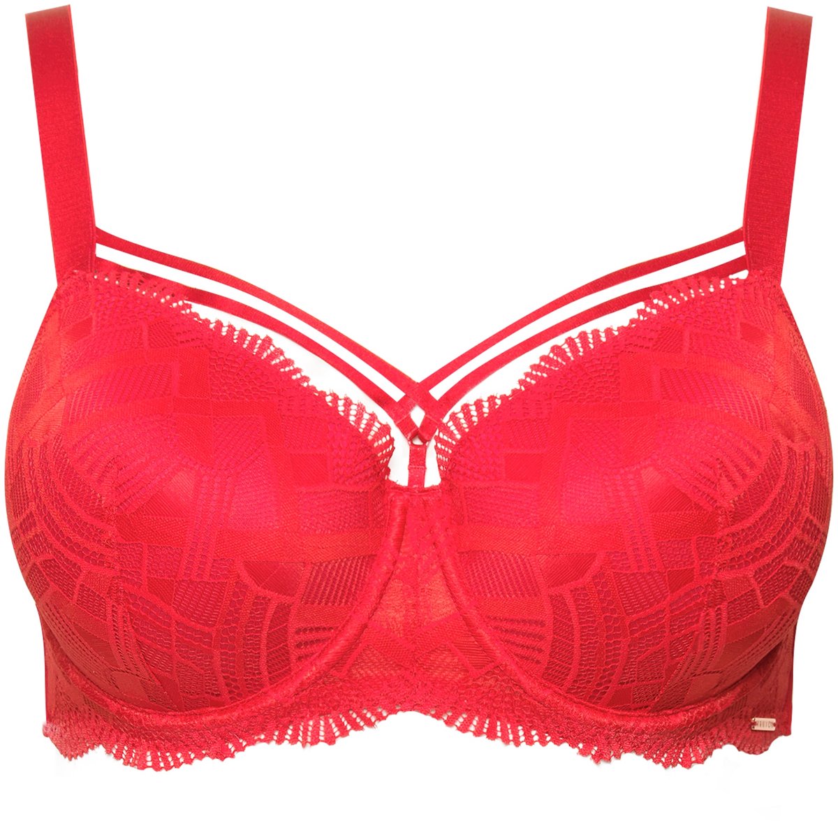 TruYou Dames - Beugelbeha sierbandjes zachte cups kant - Salsa