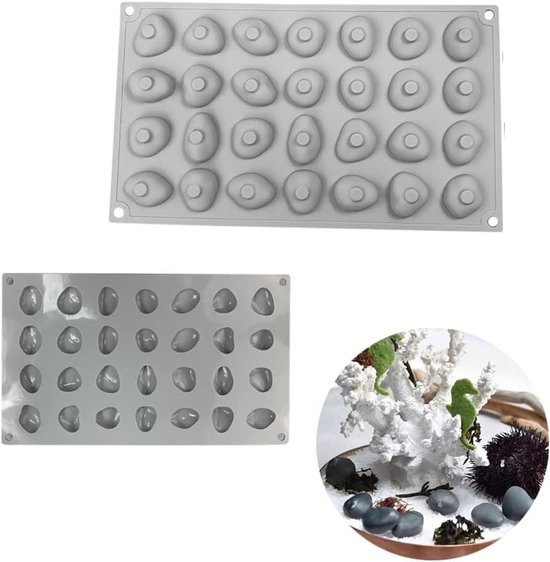 Silicone Franse mousse cakevormen, 3D bakvormen DIY chocolade zeep kaars schimmel, 6 gaten schelp Silicone Franse mousse cakevormen, 3D bakvormen DIY chocolade zeep kaars schimmel, 6 gaten schelp