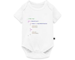Baby Logica Programmeur Cadeau Baby Rompertje Met Korte Mouwen