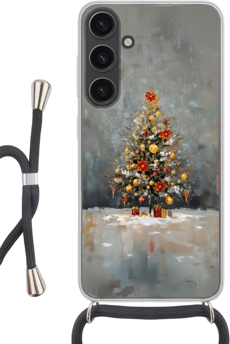 Kerstboom - Cadeaus - Rood - Goud