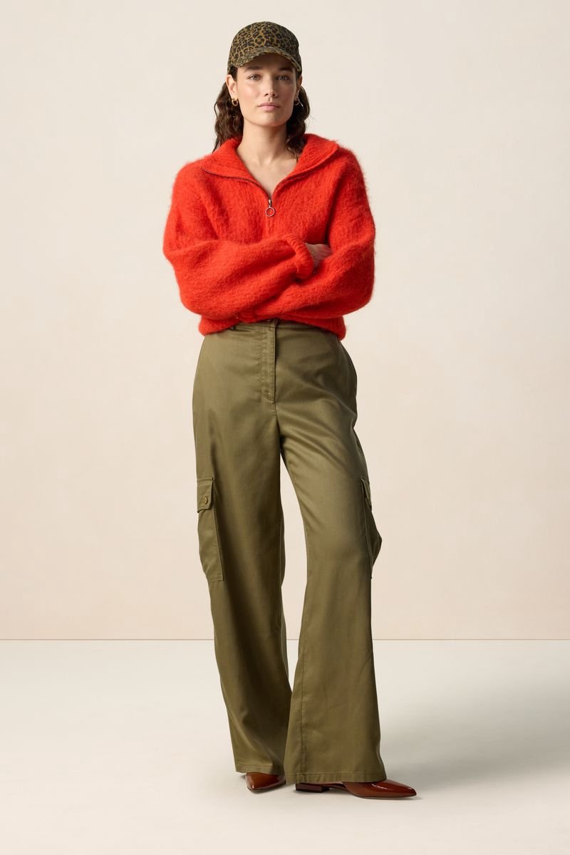Sissy-Boy - Groene cargo broek