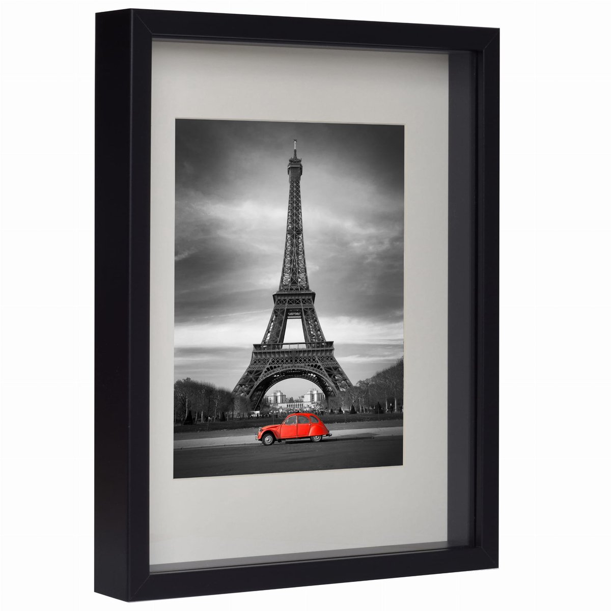 BD ART 016/47 – Shadow Box Fotolijst – 3D Effect – Passe-partout – Plexiglas – Zwart