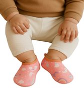 Zachte Leren Babyschoentjes - Kruipschoenen En Peuterschoentjes Babyslofjes Met Dierenmotief Antislip Zool Voor Babys En Kinderen Van 0 6 Maanden Tot 5 Jaar