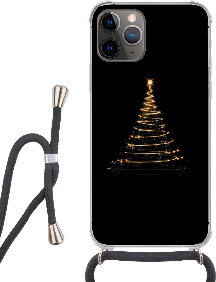 Magisch - Kerstboom - Lichtspiralen - Zwart