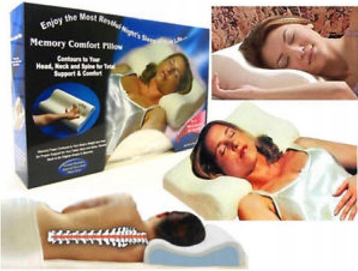 Orthopedische Memory Foam Kussen - Grote Maat