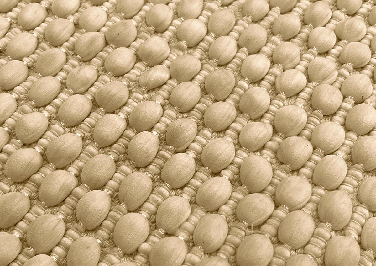 Zohome Badmat Mauro - Forest Sand - Badkamermat - Bidetmat - Badmat Antislip - 40% Katoen 60% Polyester - 60x100 cm