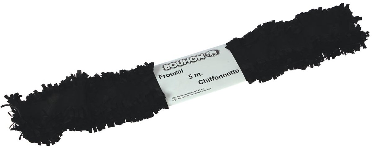 Bouhon froezelpapier zwart