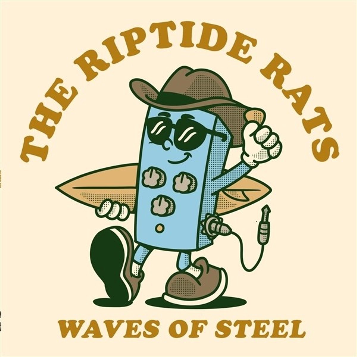 The Riptide Rats - Waves Of Steel (LP) (Coloured Vinyl) (Limited Edition)