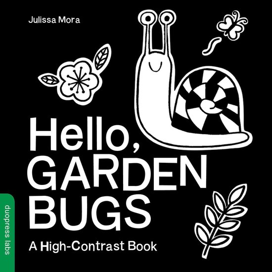 High-Contrast Books - Hello, Garden Bugs - cover