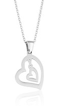 Montebello Ketting Brenna - 316L Staal PVD - Hart - 19x18mm - 45cm