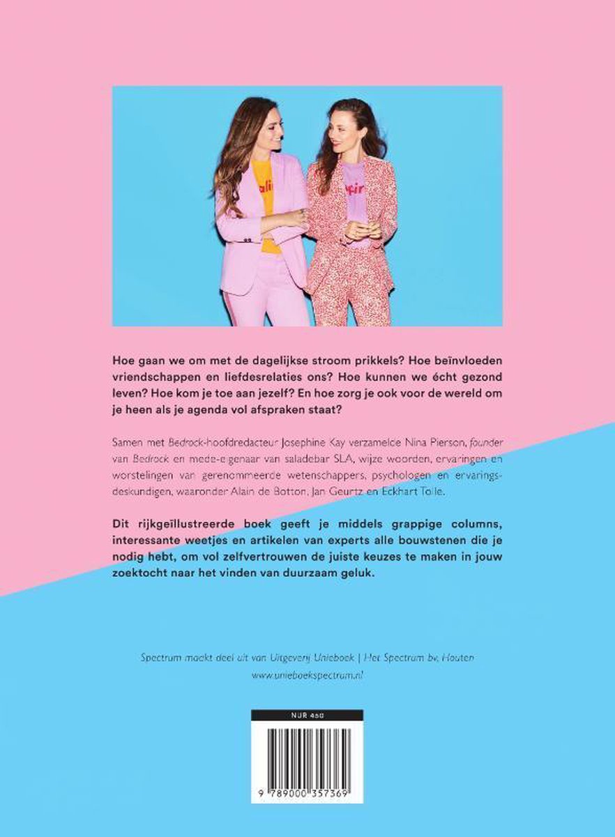 Bedrock - het boek - back cover