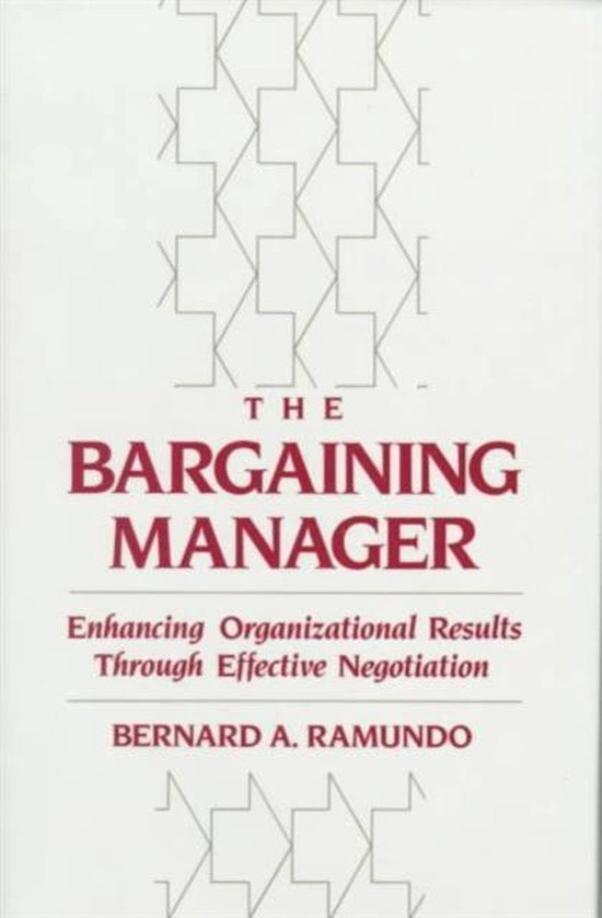 The Bargaining Manager - cover