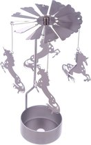 Sfeerlicht - spinner - Unicorn - Eenhoorn - 14cm - Theelichthouder
