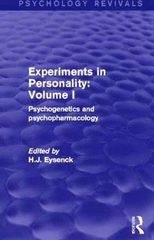 Experiments in Personality - cover
