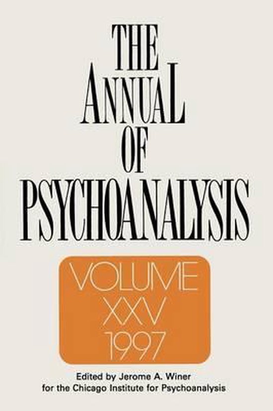 The Annual of Psychoanalysis - cover