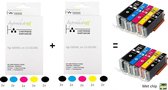 Bol.com Improducts® Inkt cartridges - Alternatief Canon PGI-580 / CLI-581 XXL 10 box aanbieding