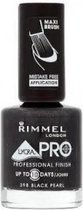 Rimmel London Lycra Pro Professional Finish Nagellak - Black Pearl