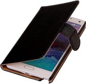 PU Leder Zwart Samsung Galaxy Note 4 Book/Wallet Case/Cover Cover