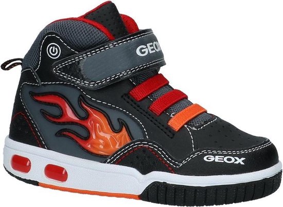 Houden Rot Sturen Hoge Geklede Sneakers Geox Zwart met Lichtjes | bol.com