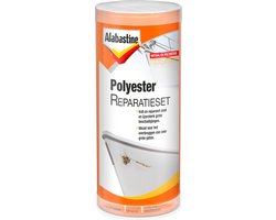 Alabastine Metaal en Polyester Reparatieset - 250 gram - Transparant - 1 stuk
