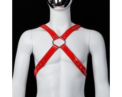 Banoch | Chest harness Radin - imitatie leren harnas voor man