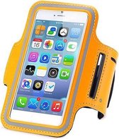 Sports armband case Oranje Orange voor Apple iPhone 7 Plus