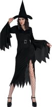 LUCIDA - Sexy zwart heksenkostuum voor vrouwen - L