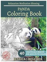 Panda Coloring Book for Adults Relaxation Meditation Blessing