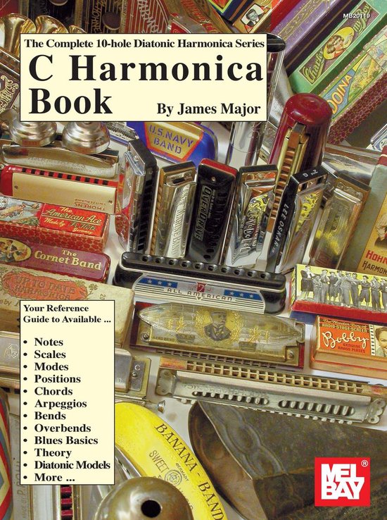 Complete 10-Hole Diatonic Harmonica Series: C Harmonica Book - cover