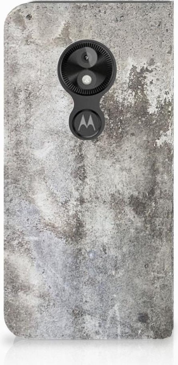 Motorola Moto E5 Play Standcase Beton Print