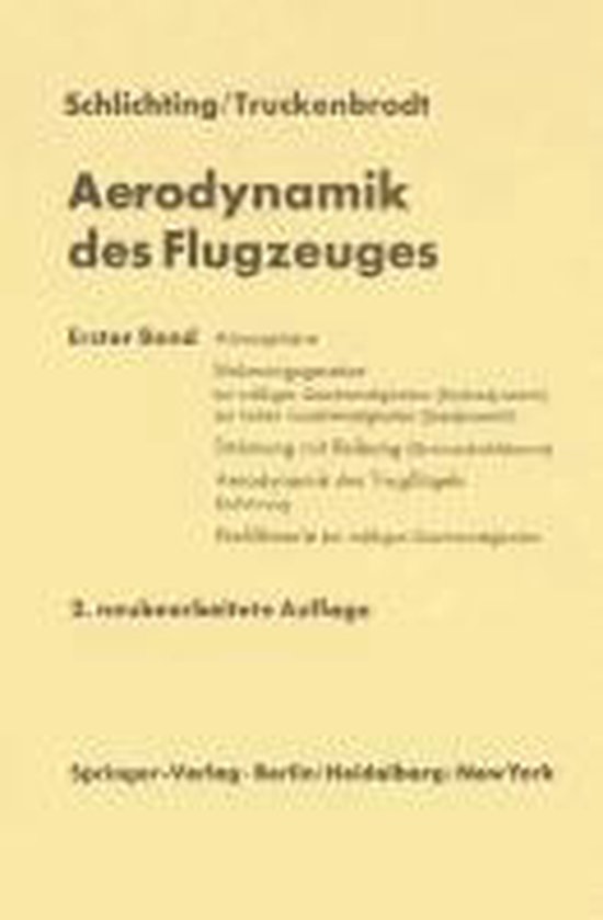 Aerodynamik des Flugzeuges - cover