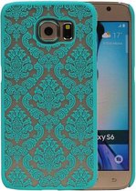 Samsung Galaxy S6 - Brocant Hardcase Hoesje Turquoise