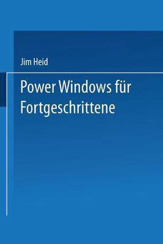 Power Windows Für Fortgeschrittene - cover