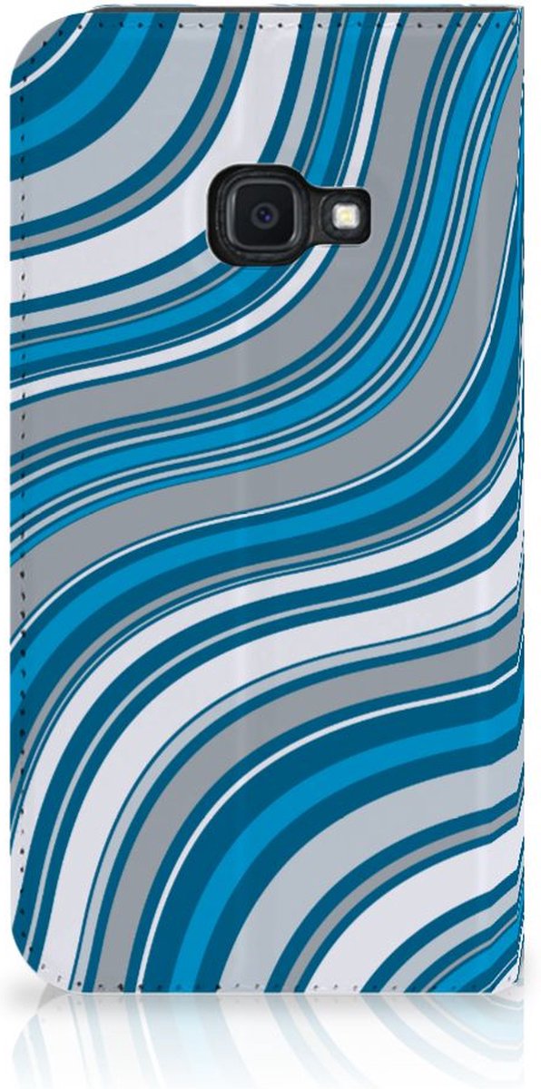 Samsung Galaxy Xcover 4s Hoesje met Magneet Waves Blue