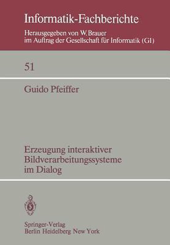 Erzeugung interaktiver Bildverarbeitungssysteme im Dialog - cover